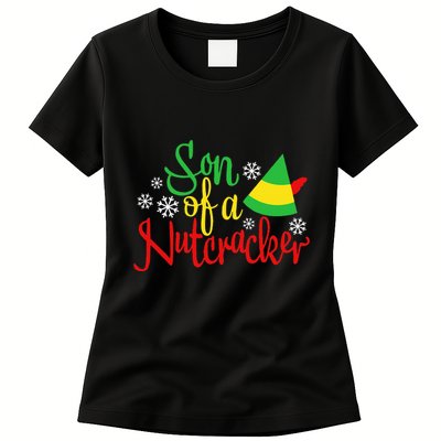 Son Of A Nutcracker Funny Christmas Costume Womens T-Shirt