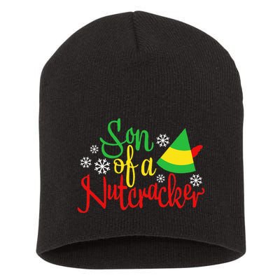 Son Of A Nutcracker Funny Christmas Costume Short Acrylic Beanie