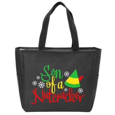 Son Of A Nutcracker Funny Christmas Costume Zip Tote Bag
