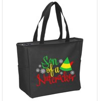 Son Of A Nutcracker Funny Christmas Costume Zip Tote Bag