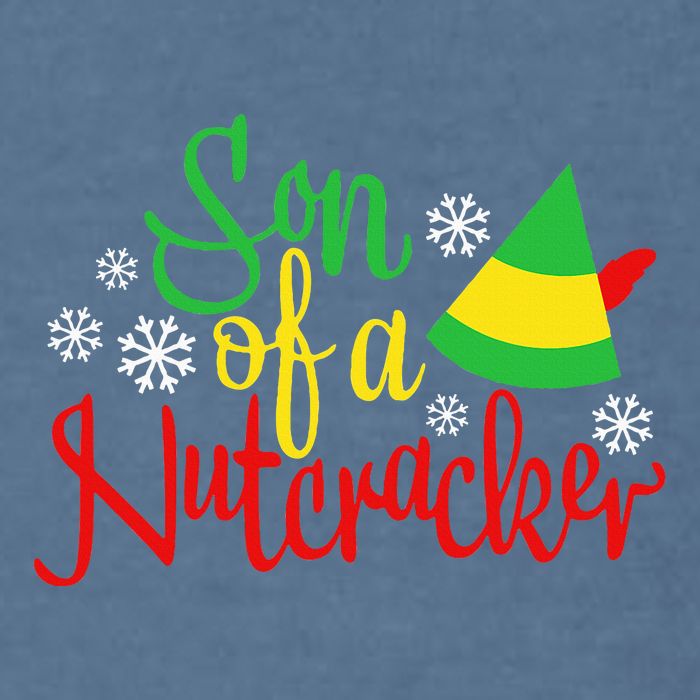 Son Of A Nutcracker Funny Christmas Costume Garment-Dyed Sweatshirt