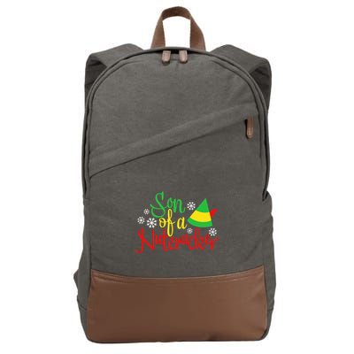 Son Of A Nutcracker Funny Christmas Costume Cotton Canvas Backpack