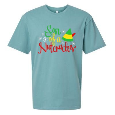 Son Of A Nutcracker Funny Christmas Costume Sueded Cloud Jersey T-Shirt