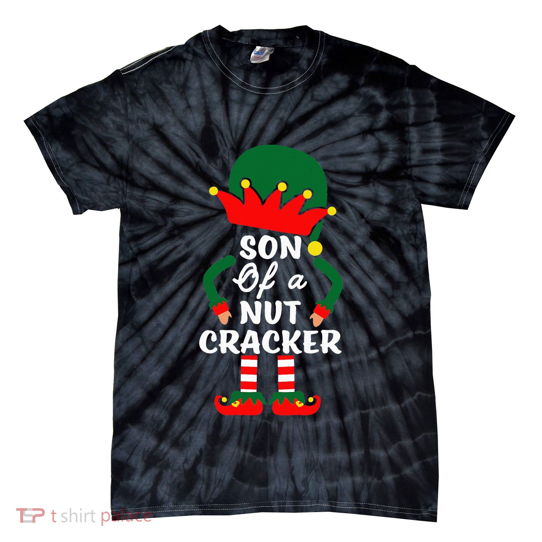 Son Of A Nutcracker Christmas Pajamas For Family Tie-Dye T-Shirt