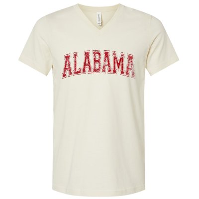 State Of Alabama Varsity Style V-Neck T-Shirt
