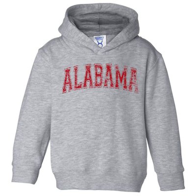 State Of Alabama Varsity Style Toddler Hoodie