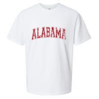 State Of Alabama Varsity Style Sueded Cloud Jersey T-Shirt