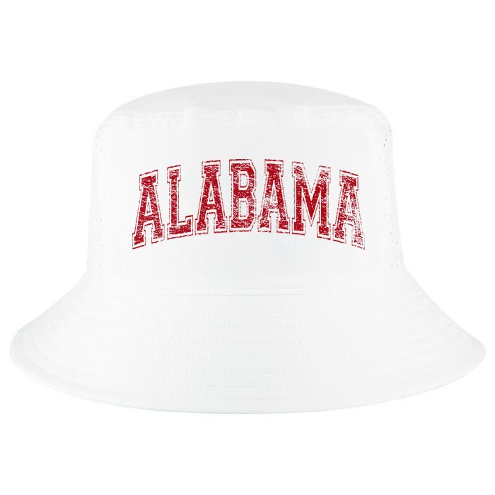 State Of Alabama Varsity Style Cool Comfort Performance Bucket Hat