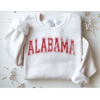 State Of Alabama Varsity Style Sweatshirt
