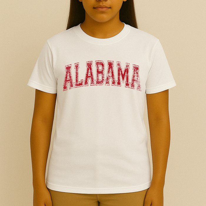 State Of Alabama Varsity Style T-Shirt