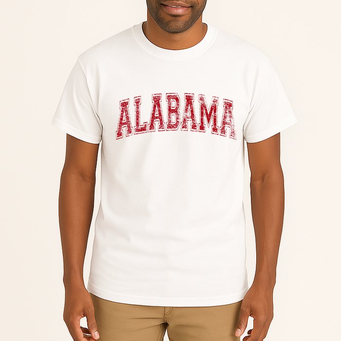 State Of Alabama Varsity Style Tall T-Shirt