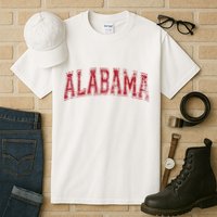 State Of Alabama Varsity Style Tall T-Shirt