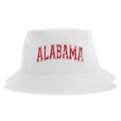 State Of Alabama Varsity Style Sustainable Bucket Hat