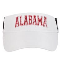 State Of Alabama Varsity Style Adult Drive Performance Visor