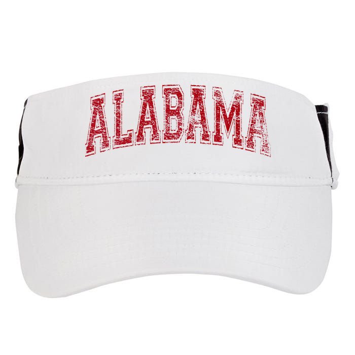 State Of Alabama Varsity Style Adult Drive Performance Visor