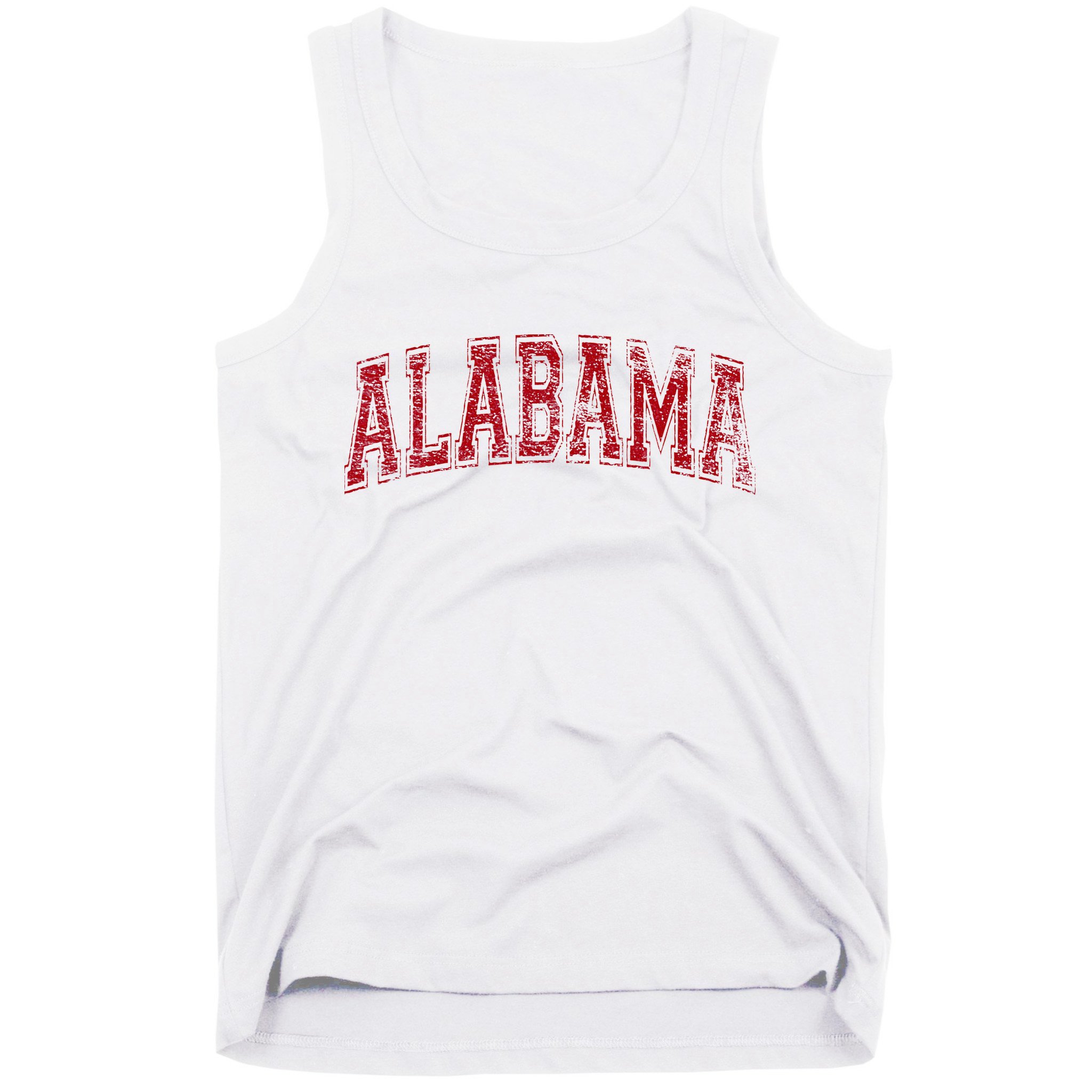 State Of Alabama Varsity Style Tank Top