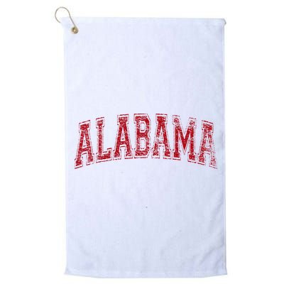 State Of Alabama Varsity Style Golf Towel