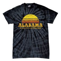 State Of Alabama Vintage Funny Slogan Retro Souvenir Gift Tie-Dye T-Shirt