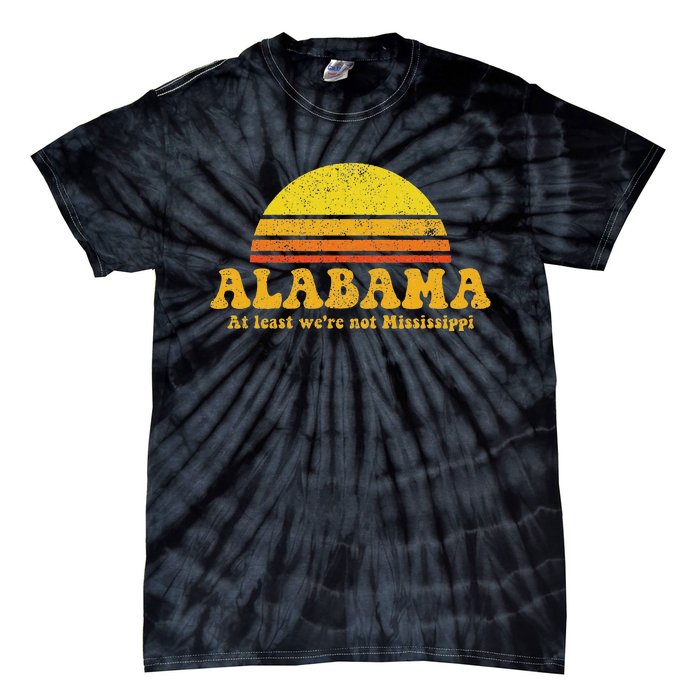 State Of Alabama Vintage Funny Slogan Retro Souvenir Gift Tie-Dye T-Shirt