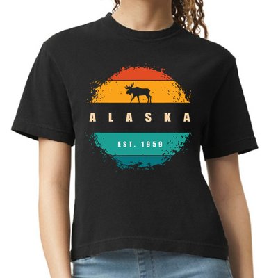 State Of Alaska Comfort Colors Boxy T-Shirt