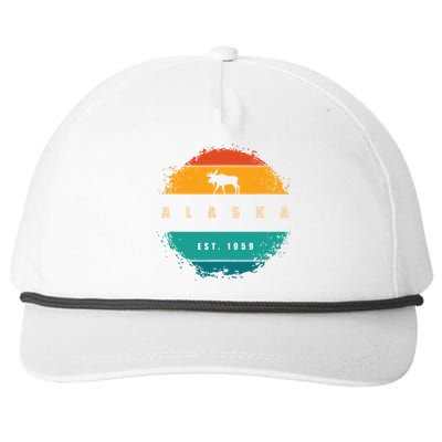 State Of Alaska Snapback Five-Panel Rope Hat