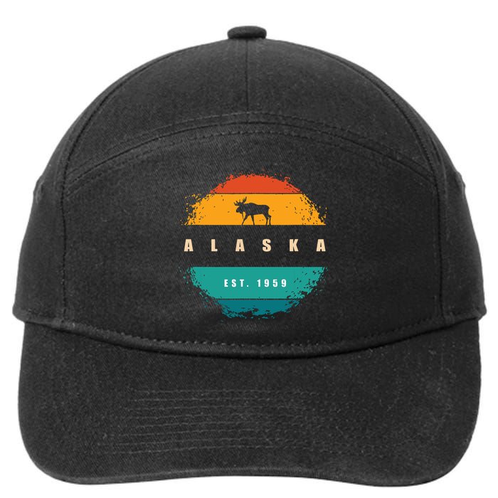 State Of Alaska 7-Panel Snapback Hat