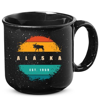 State Of Alaska 15oz Campfire Ceramic Mug