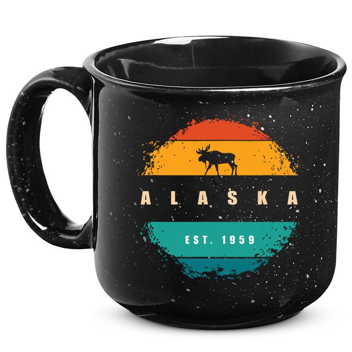 State Of Alaska 15oz Campfire Ceramic Mug