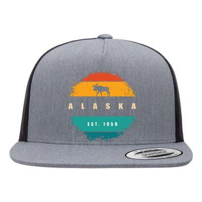 State Of Alaska Flat Bill Trucker Hat