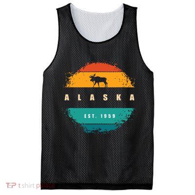 State Of Alaska Mesh Reversible Basketball Jersey Tank