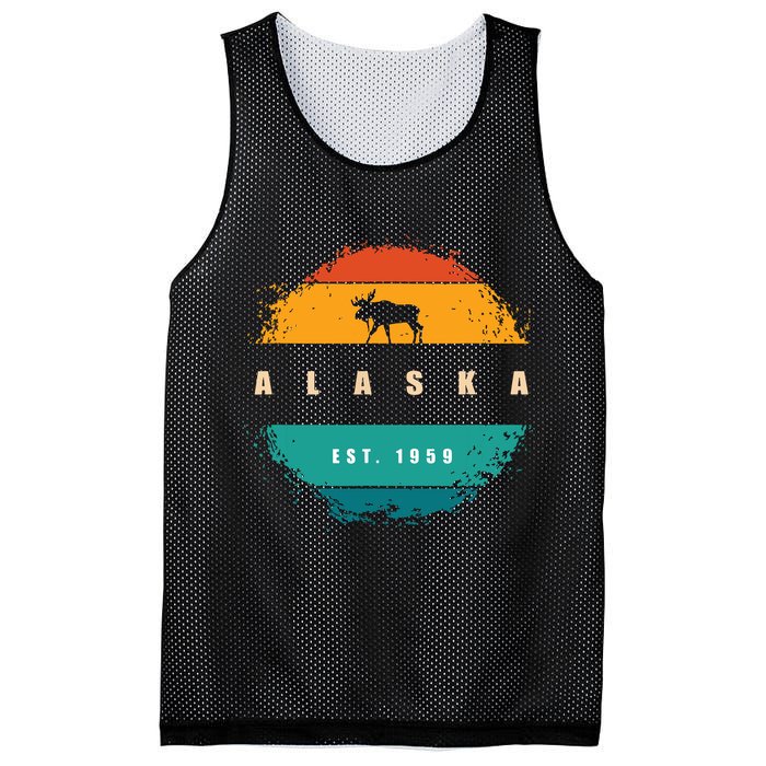 State Of Alaska Mesh Reversible Basketball Jersey Tank