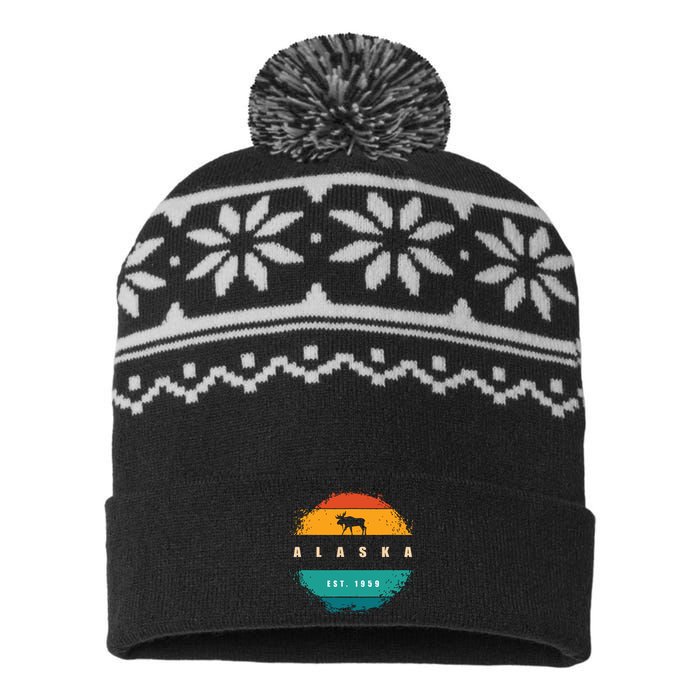 State Of Alaska USA-Made Snowflake Beanie