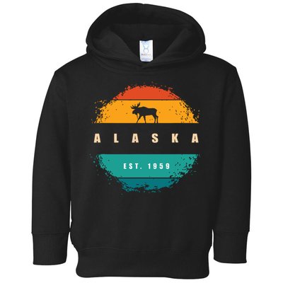 State Of Alaska Toddler Hoodie