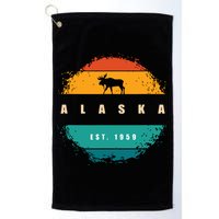 State Of Alaska Golf Towel