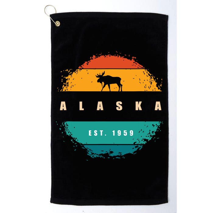 State Of Alaska Golf Towel
