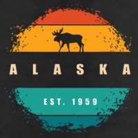 State Of Alaska Golf Towel
