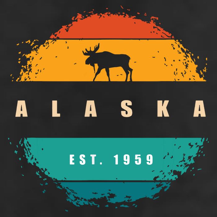 State Of Alaska Golf Towel