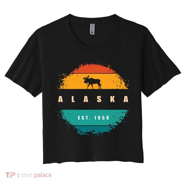 State Of Alaska Crop Top