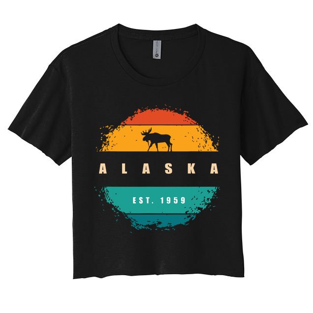 State Of Alaska Crop Top