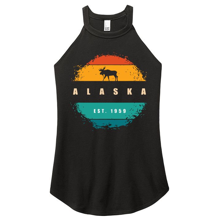 State Of Alaska Women's Perfect Tri Rocker Tank