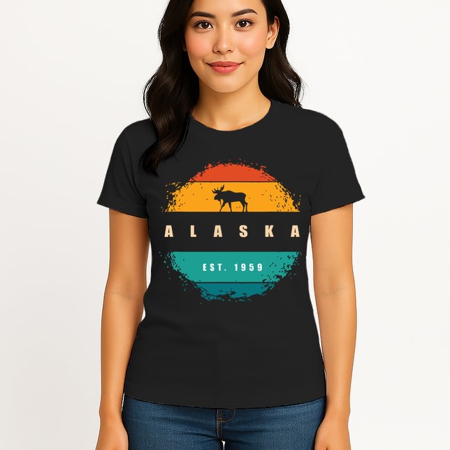 State Of Alaska Womens T-Shirt