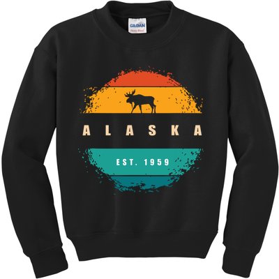 State Of Alaska Kids Sweatshirt