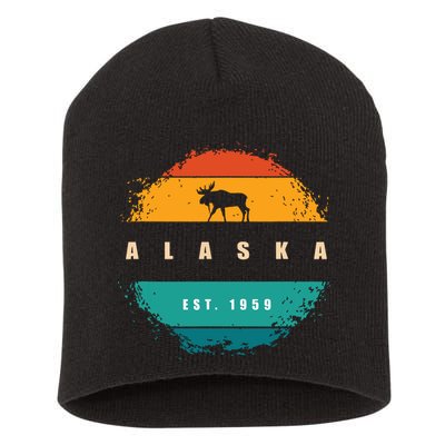 State Of Alaska Short Acrylic Beanie
