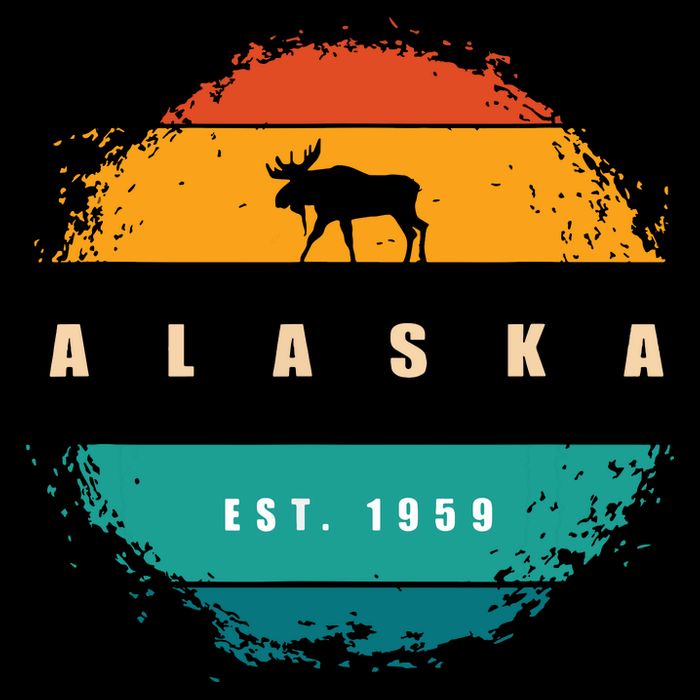 State Of Alaska Short Acrylic Beanie