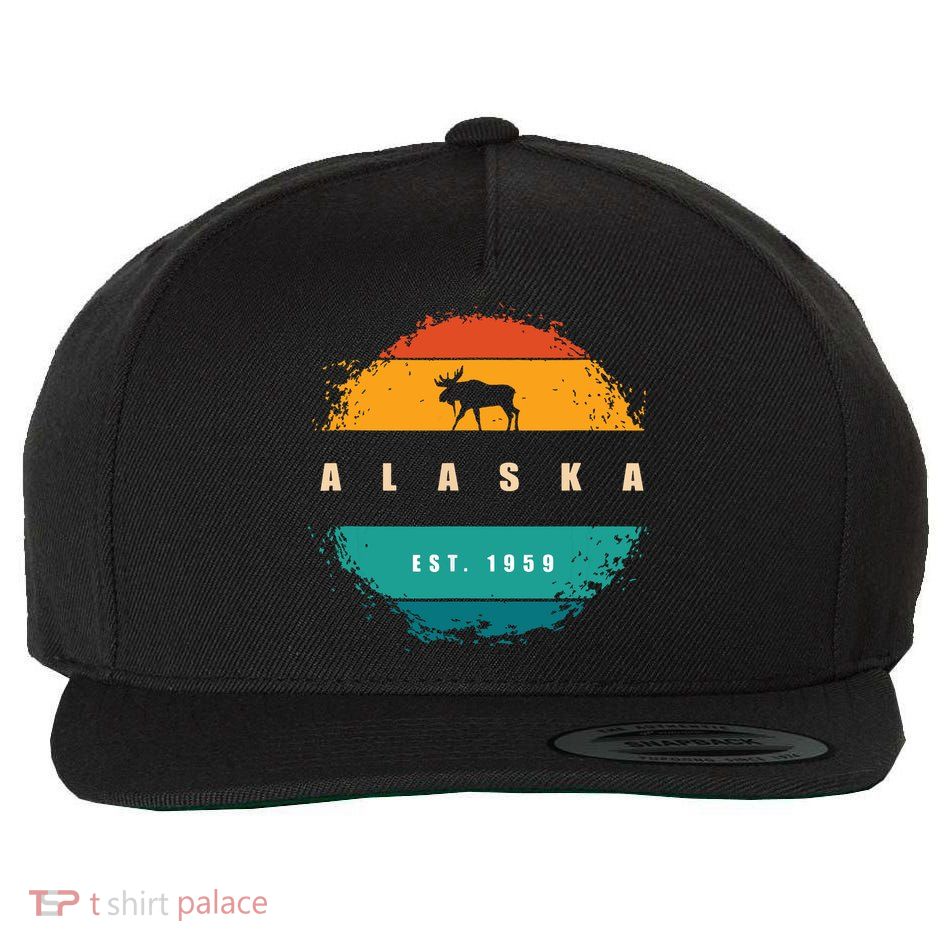 State Of Alaska Wool Snapback Cap