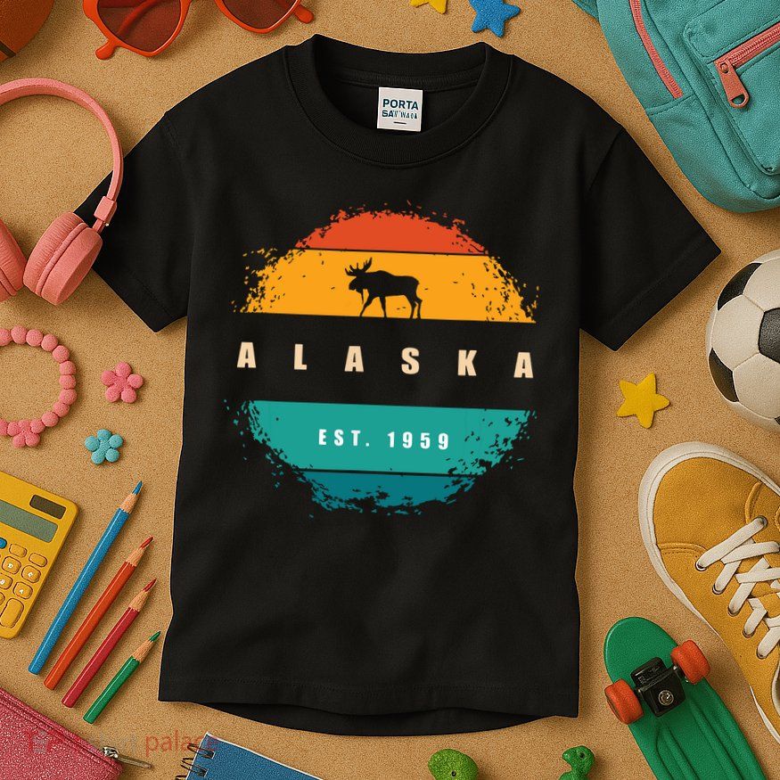 State Of Alaska Kids T-Shirt