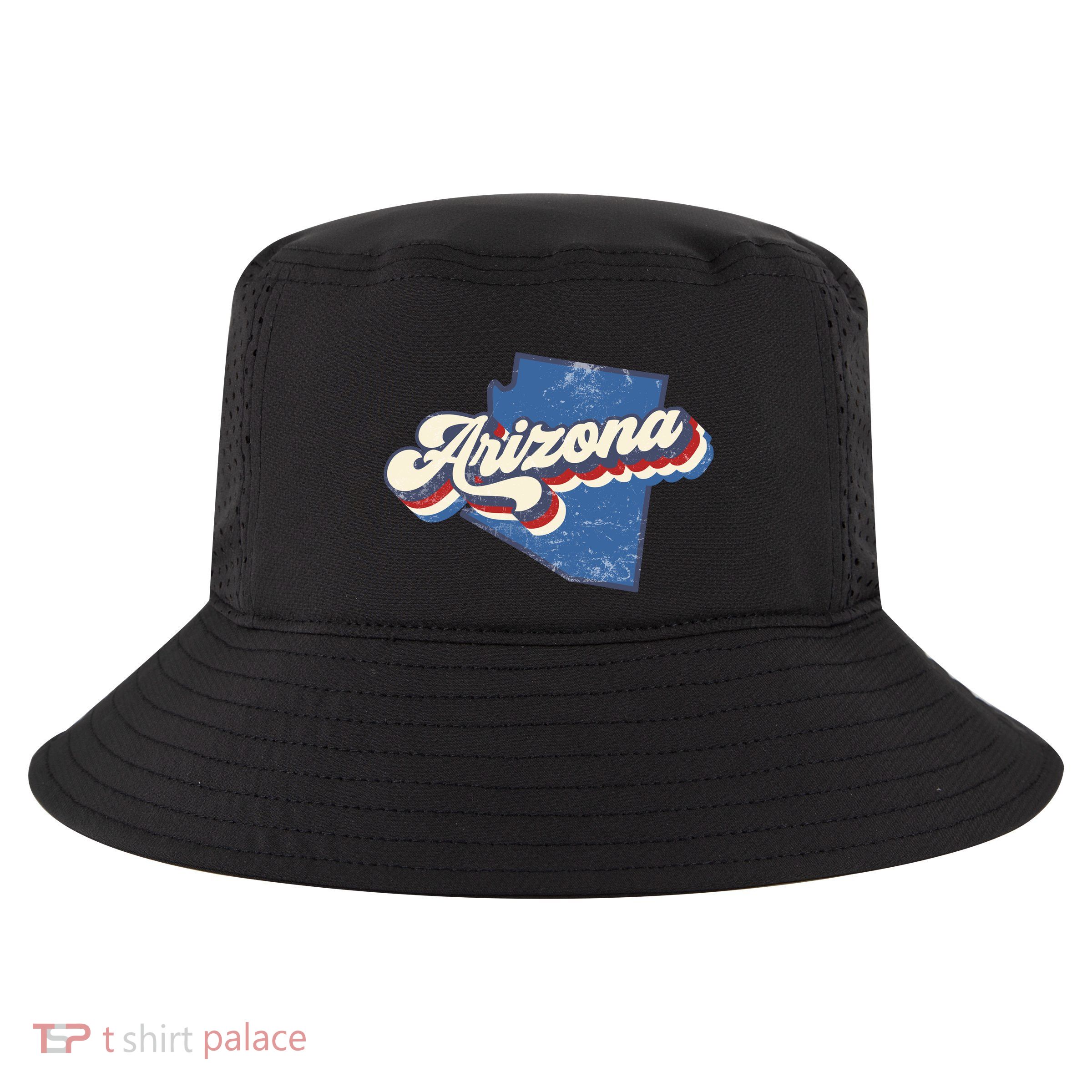 State Of Arizona Retro Logo Cool Comfort Performance Bucket Hat