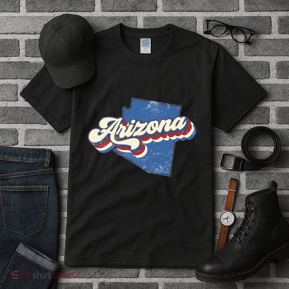State Of Arizona Retro Logo Tall T-Shirt