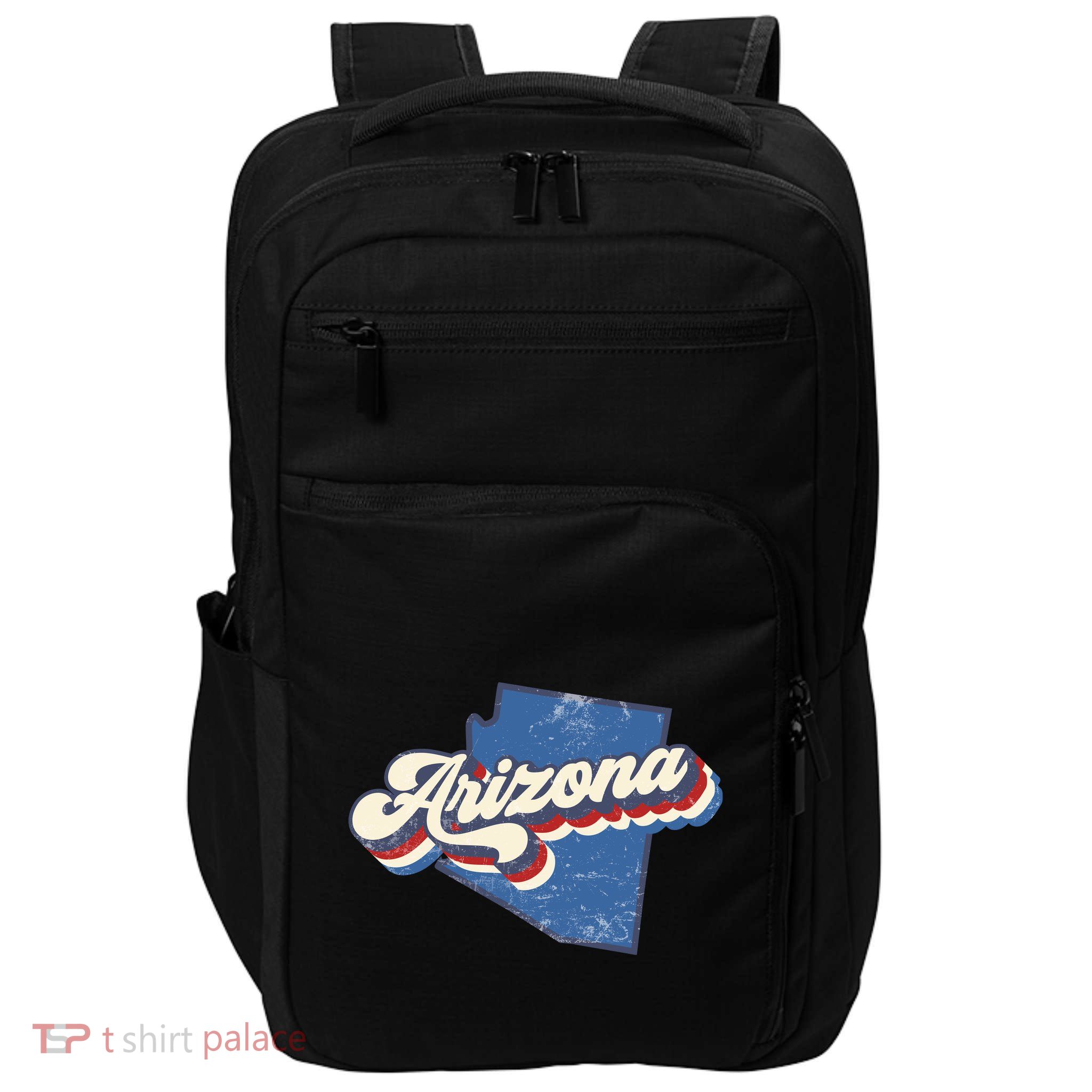 State Of Arizona Retro Logo Impact Tech Backpack