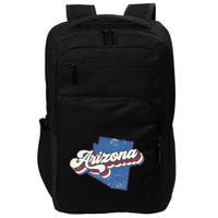 State Of Arizona Retro Logo Impact Tech Backpack